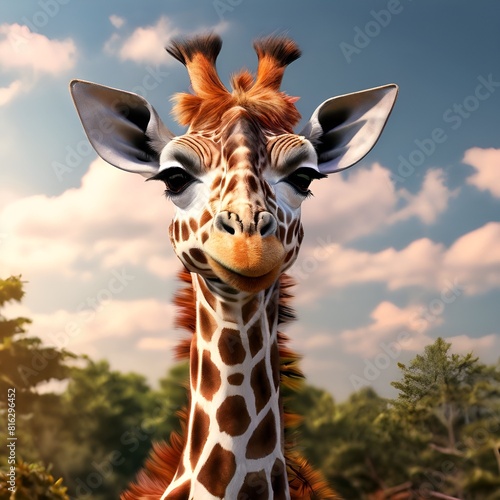 giraffe in the wild
