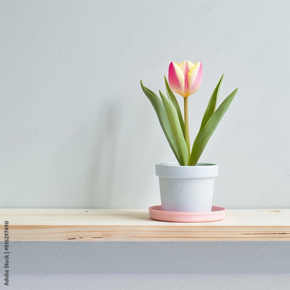 Tulip background with copy space. Tulip background with copy space.