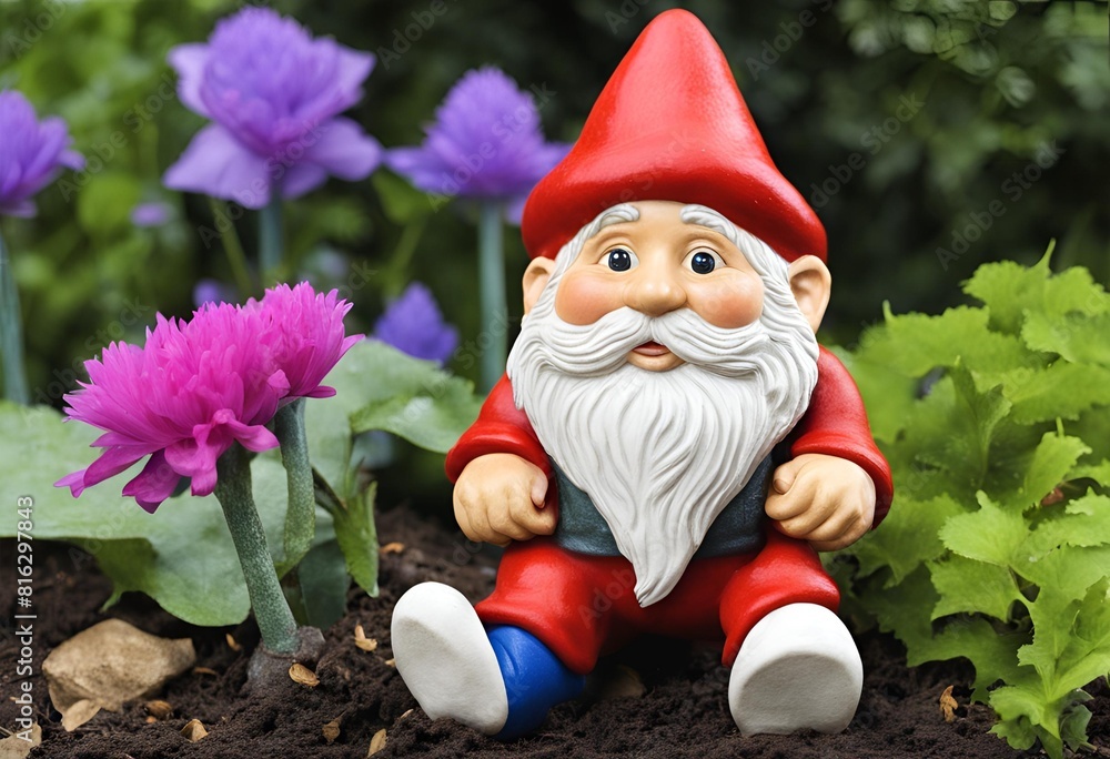 Obraz premium gnomo de jardin