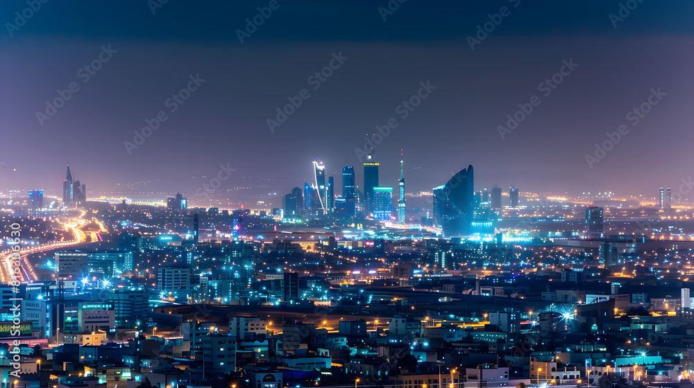 Riyadh City Horizon showing city scape Riyadh Saudi Arabia : Generative AI Riyadh City Horizon showing city scape Riyadh Saudi Arabia : Generative AI