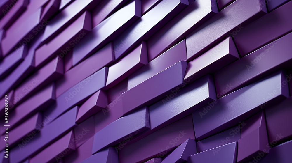 This close-up photo of a purple brick wall shows the different shapes and sizes of the bricks. The wall has a unique and eye-catching look due to the variation in the bricks. This close-up photo of a purple brick wall shows the different shapes and sizes of the bricks. The wall has a unique and eye-catching look due to the variation in the bricks.