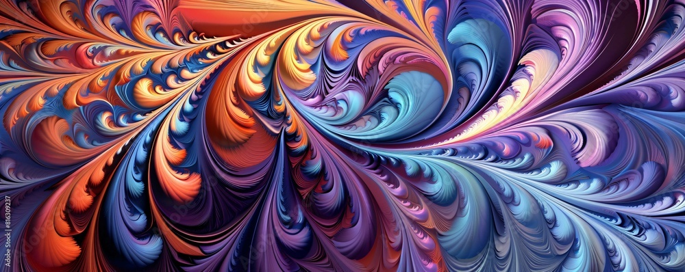 Vibrant Abstract Art in Multiple Shades Vibrant Abstract Art in Multiple Shades