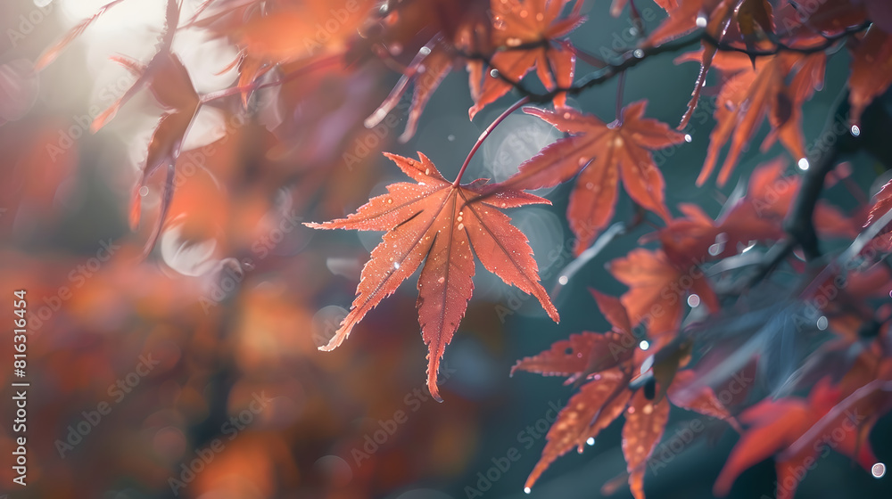 The maple trees sheds its leaves in the dry : Generative AI The maple trees sheds its leaves in the dry : Generative AI