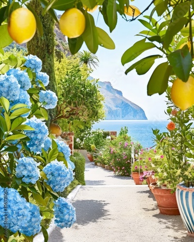 beautiful Mediterranean coa...