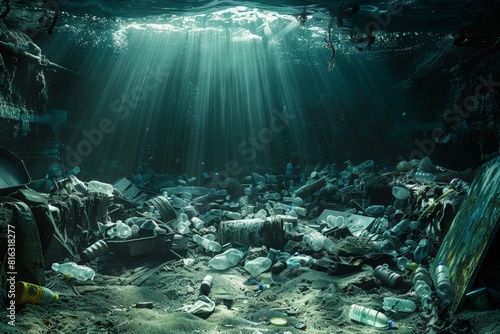 garbage polluting the depth...
