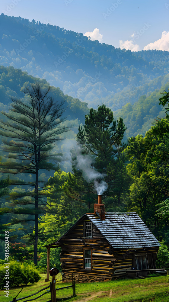 Experience Serene Solitude: Perfect Weekend Getaway to Rustic WV Log Cabin nestled among West Virginia's Majestic Mountain Ranges.