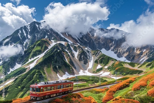 majestic tateyama kurobe alpine route with stunning landscape views landscape photography photo