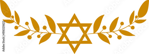 Small jewish design decor clipart