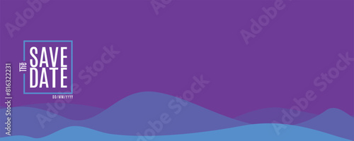 Save the date banner. Can be used for business, marketing and advertising. logo graphic design of event summit made for Technology and upcoming events. For business, marketing and advertising.