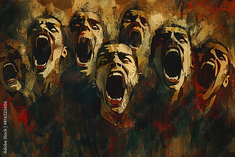 Explosion of Emotion: A Collective Expression of Pain, Anger, and ...