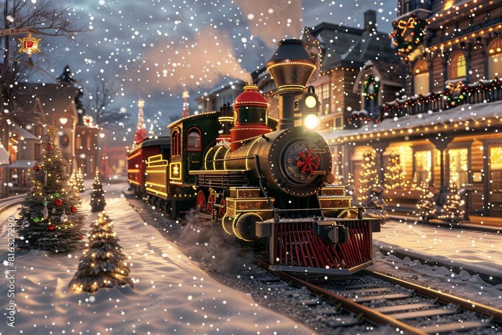 Christmas Eve Train Ride: A Festive Journey Through a Winter Wonderland Christmas Eve Train Ride: A Festive Journey Through a Winter Wonderland