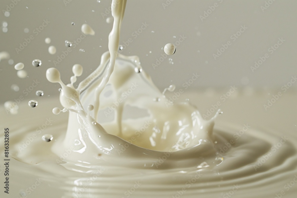 Milk Splashing in a Puddle Milk Splashing in a Puddle