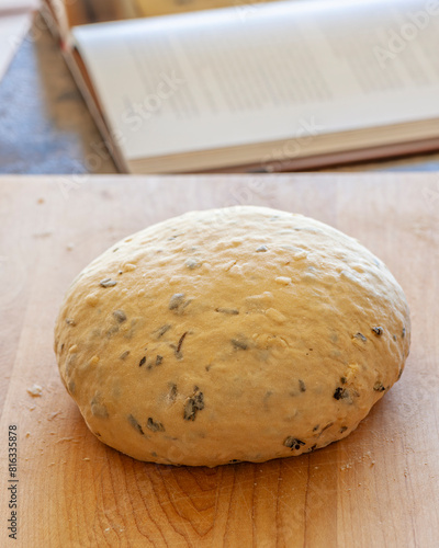 Artisinal Bread Dough Ready to Bake