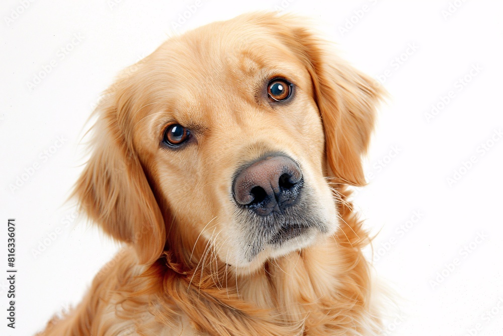 Close-up Portrait of a Golden Retriever Dog Close-up Portrait of a Golden Retriever Dog