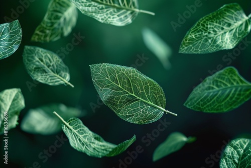 Nature s Artistry  A Close-Up of Leaf Details