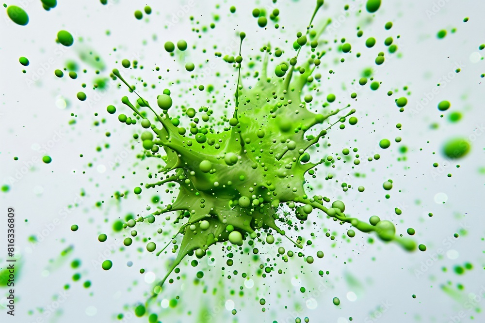 Vibrant Splash of Green Confetti Vibrant Splash of Green Confetti