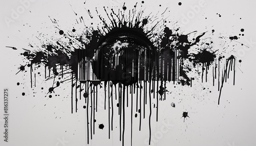 Obraz na płótnie Black and White Graffiti Art w salonie