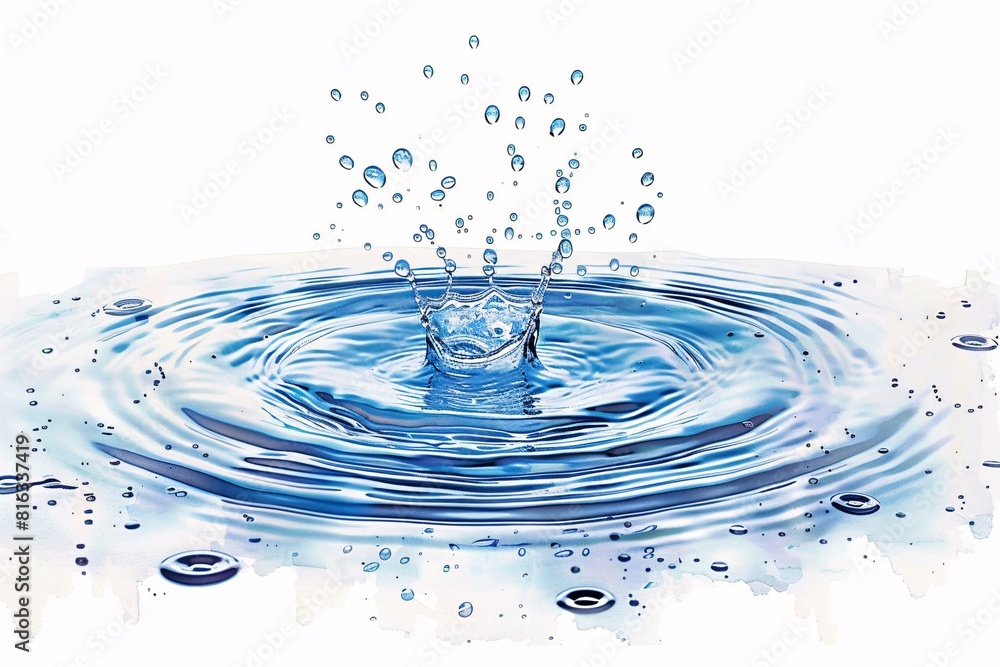 Rippling Water Splash