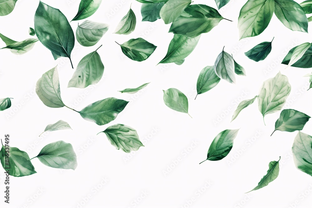 Fresh Green Leaf Pattern