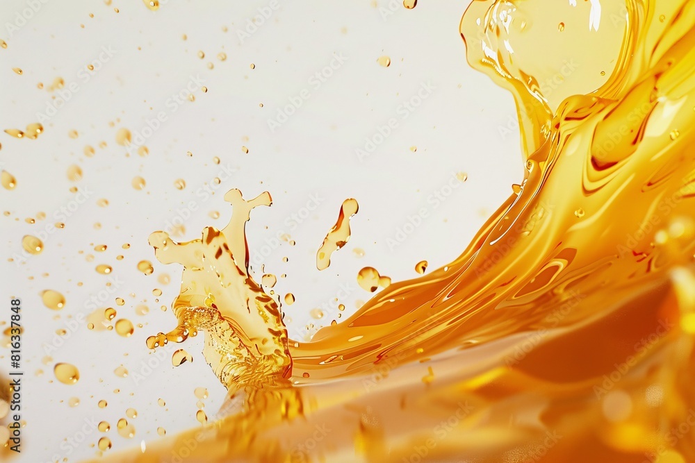 Splash of Juice: The Art of Fluid Dynamics
