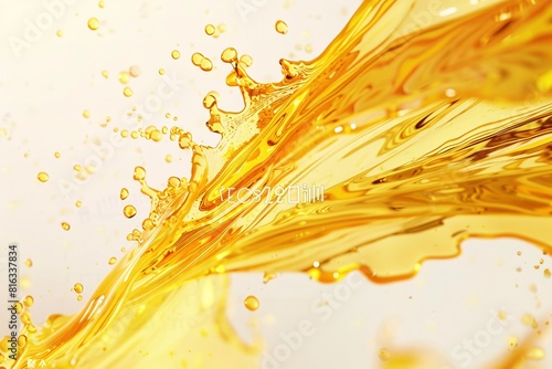 Obraz na płótnie Vibrant Yellow Splash w salonie