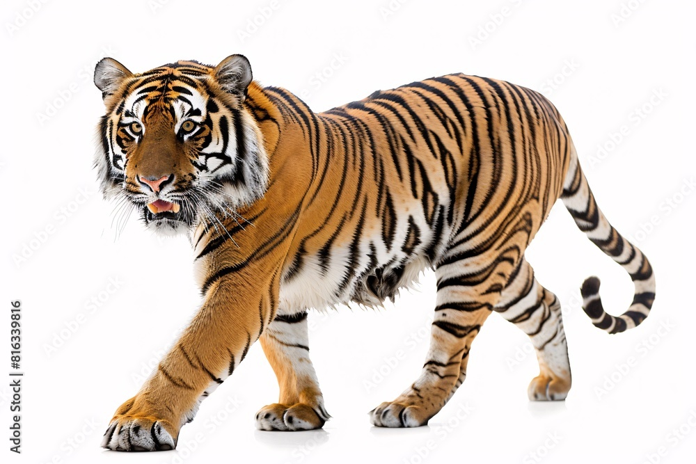 Majestic Tiger Stalking with Confidence