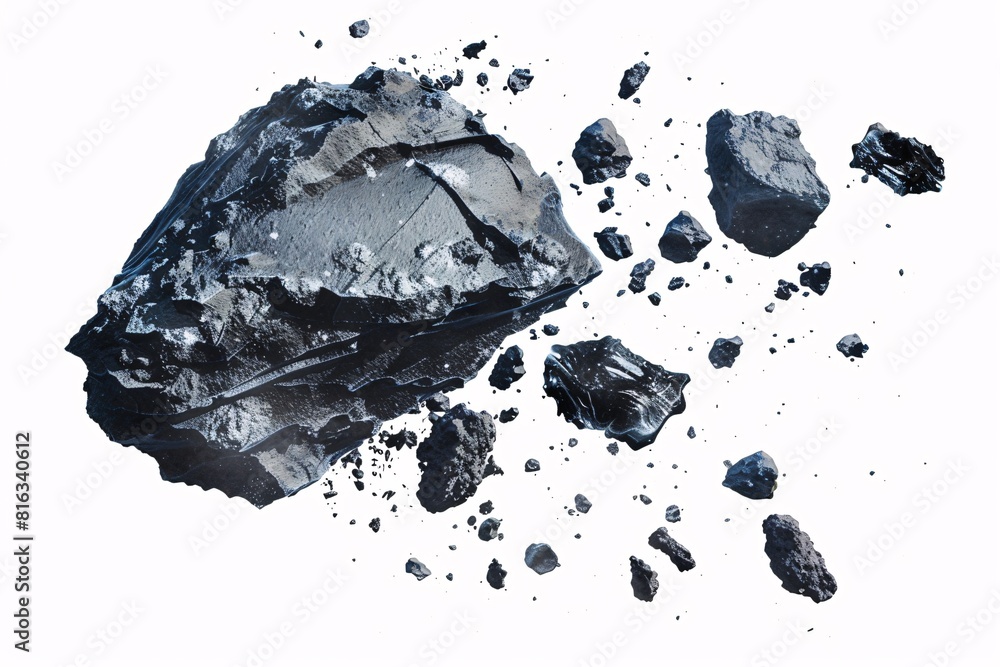 Dense Black Coal Pieces Dense Black Coal Pieces