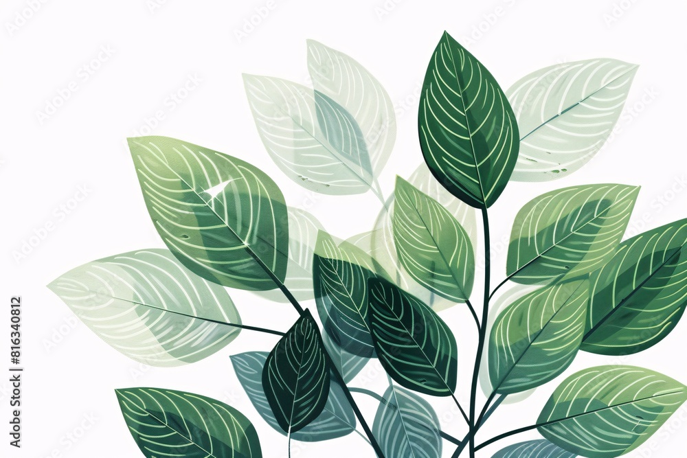 Whimsical Watercolor Leaves Whimsical Watercolor Leaves