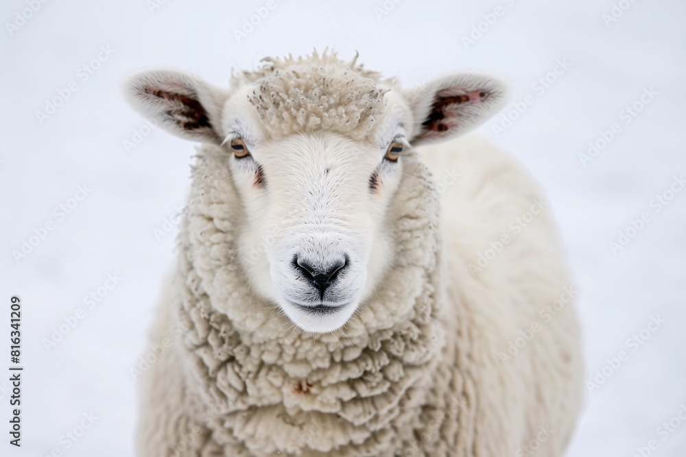 Soft Wool Coat of a Sheep Soft Wool Coat of a Sheep
