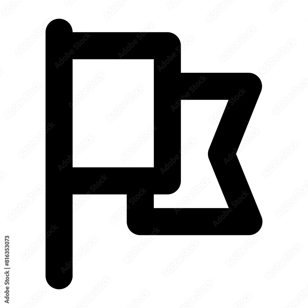flag line icon flag line icon