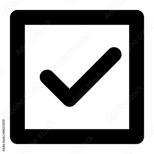 checkbox line icon photo