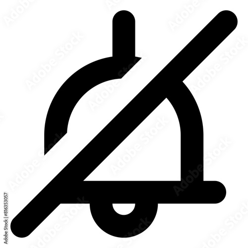 disable notification line icon