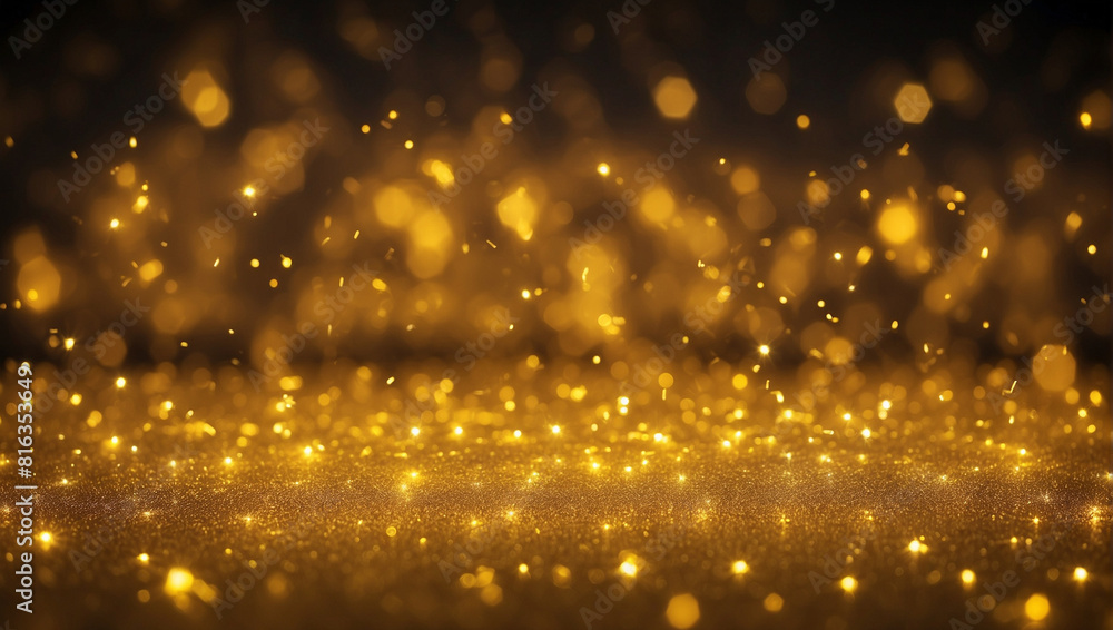 Yellow Abstract blurred bokeh background Yellow Abstract blurred bokeh background