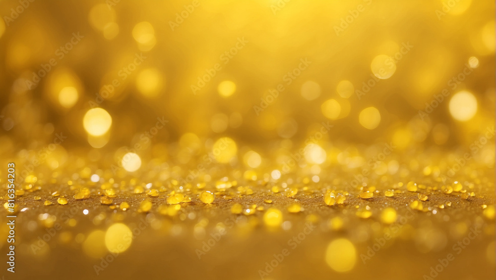 Yellow Abstract blurred bokeh background Yellow Abstract blurred bokeh background