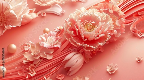 Romantic floral fantasy photo