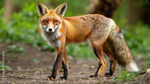 Red Fox known as Vulpes vulpes photo