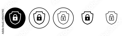 Security icon set. protection icon. privacy. vpn
