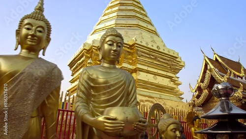 Buddhist temples on the islands of Thailand, Koh Samui, sea, Buddhist culture