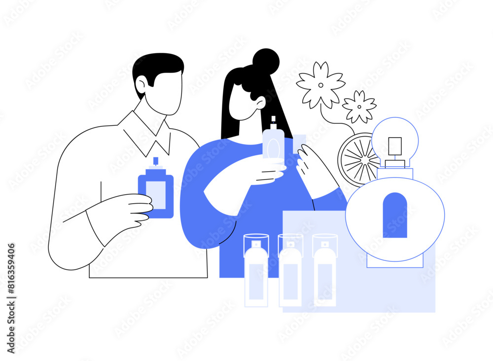 Favorite fragrance isolated cartoon vector illustrations. Favorite fragrance isolated cartoon vector illustrations.