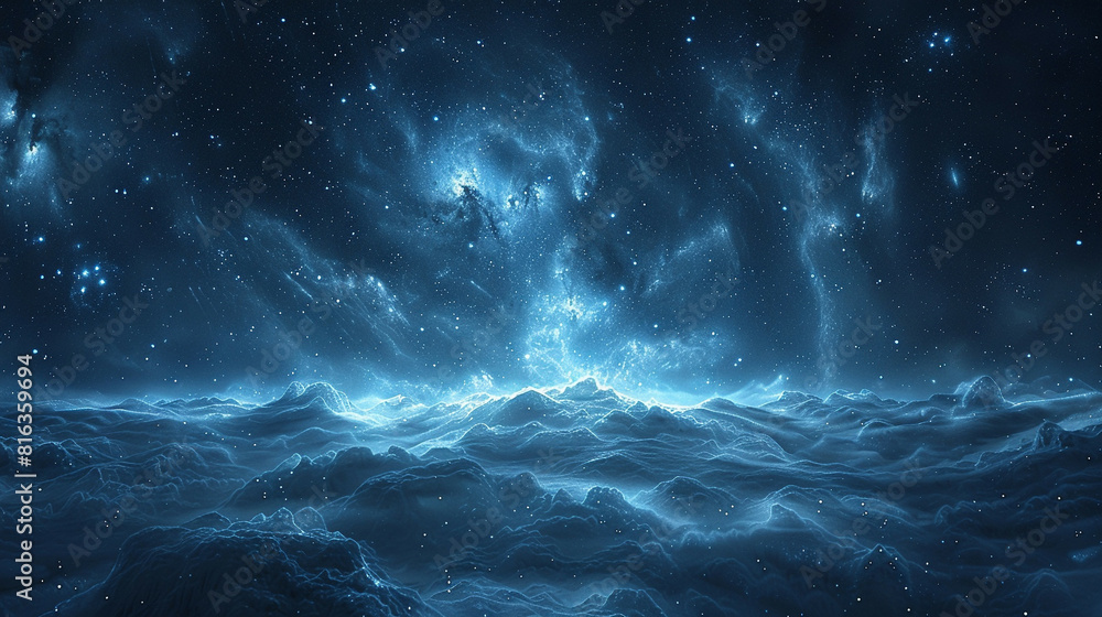 Starry Symphony Exploring a Celestial Tapestry with a Nebula in the Star Field Starry Symphony Exploring a Celestial Tapestry with a Nebula in the Star Field
