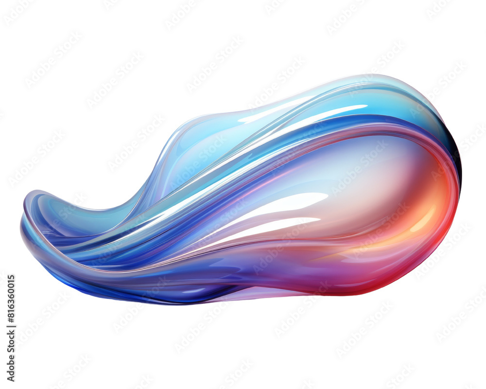 3d iridescent isolated on transparent background 3d iridescent isolated on transparent background