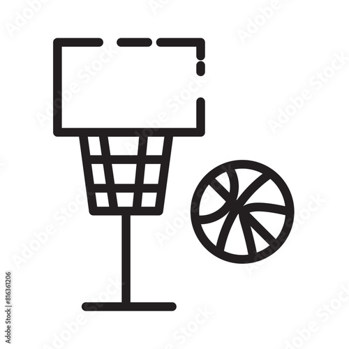 Ball Sport Sportive Line Icon