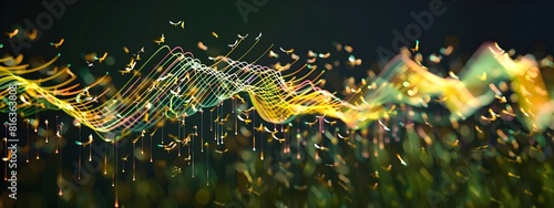 Bird Flock Communication Visualized A Spectrogram Analysis of Their Chirping