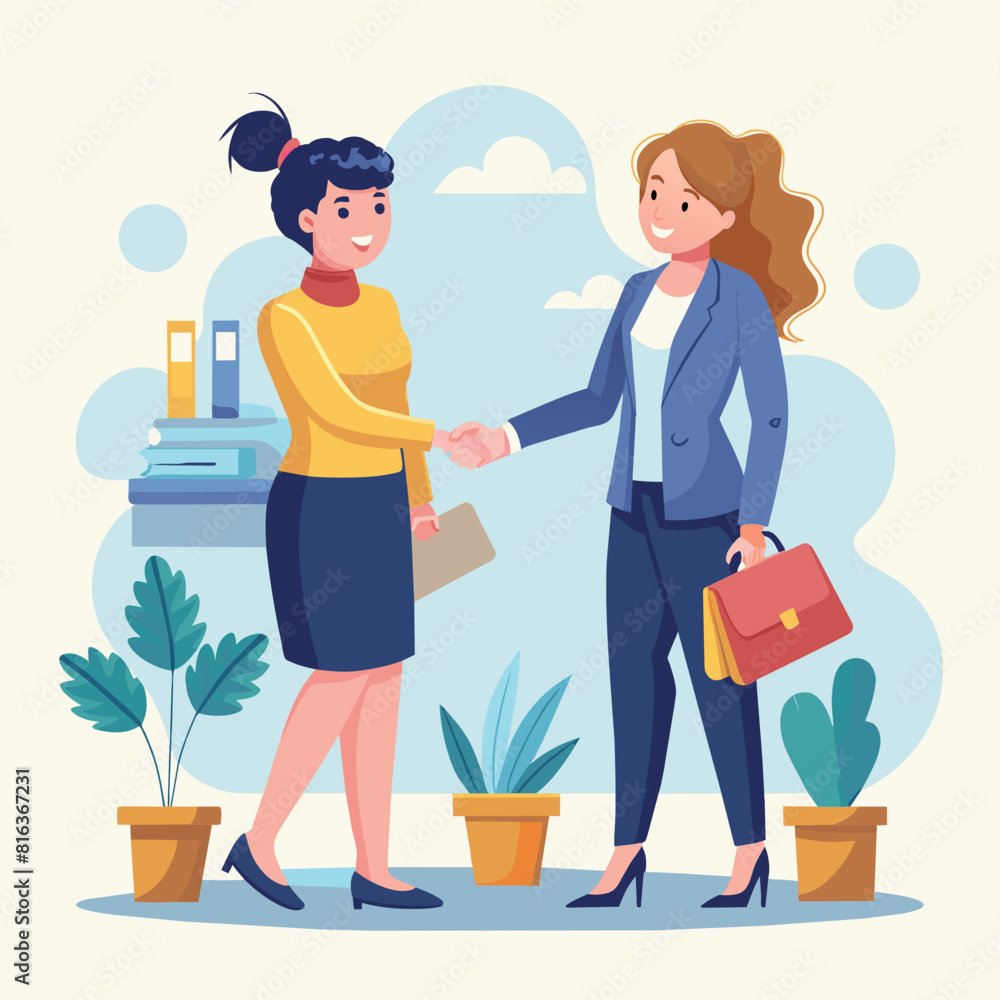business deal is final , two client handshaking and happy business deal is final , two client handshaking and happy