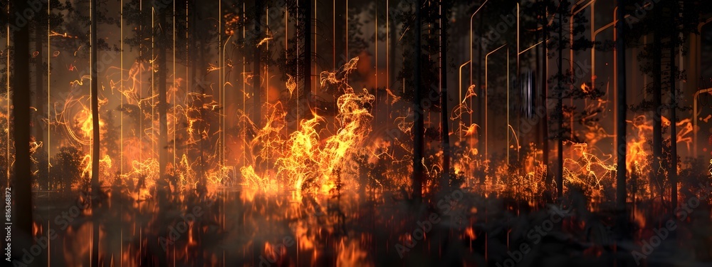 Spectrogram Visualization of a Forest Fires Crackling Sound Spectrogram Visualization of a Forest Fires Crackling Sound