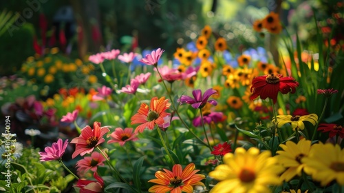 Attractive flowers and their surroundings