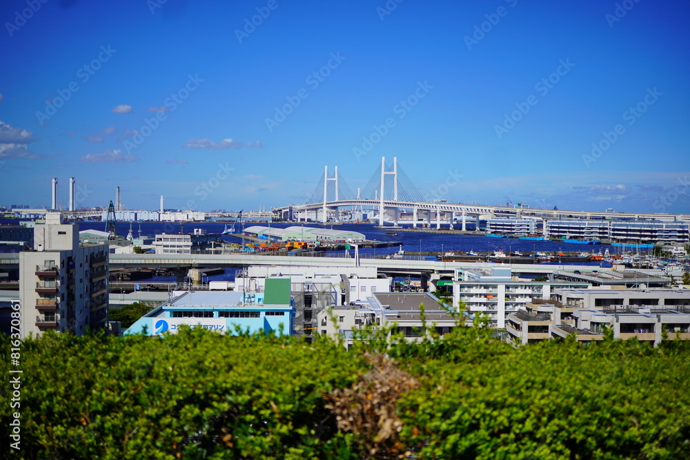 港の見える丘公園からの景色。2023年夏休みのお出かけ。