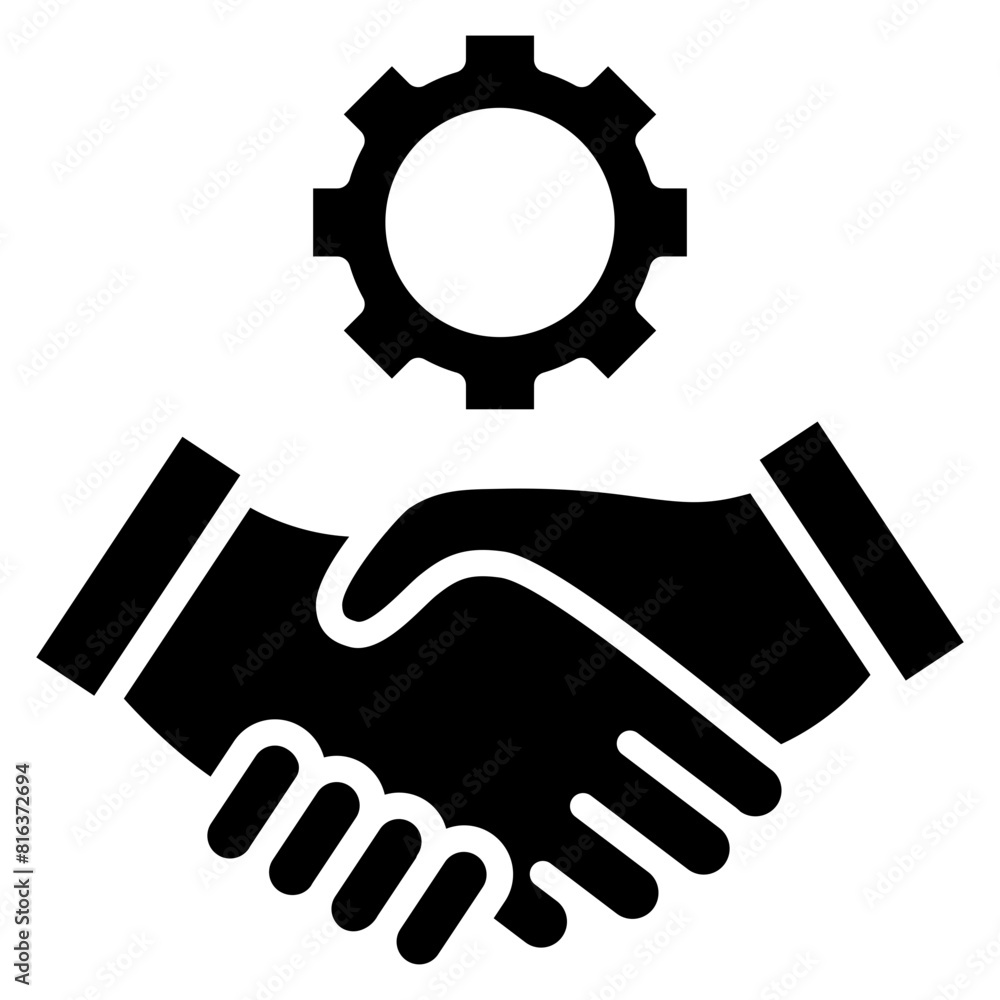 Fototapeta premium Vendor Management Icon