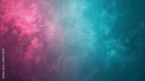 Teal and Berry Gradient Background, Teal, berry, gradient background © Mj