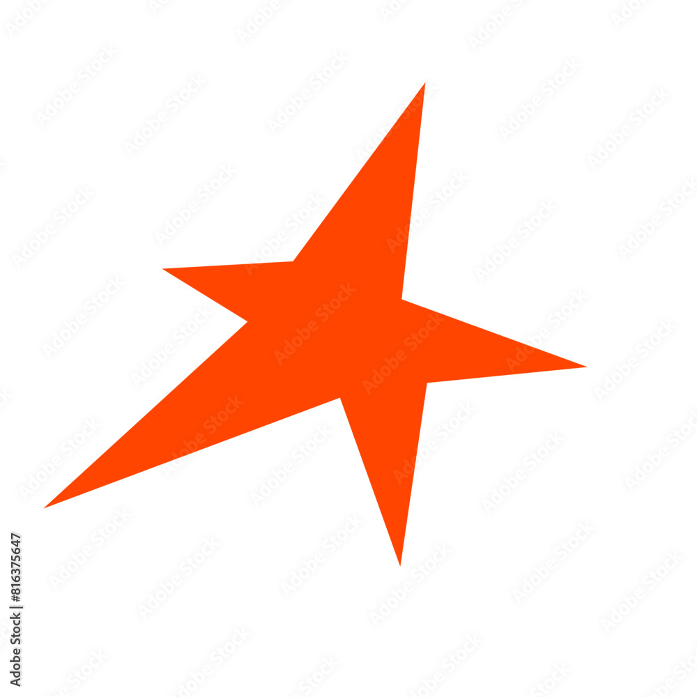 An abstract blank comic book style star burst shape design element. An abstract blank comic book style star burst shape design element.